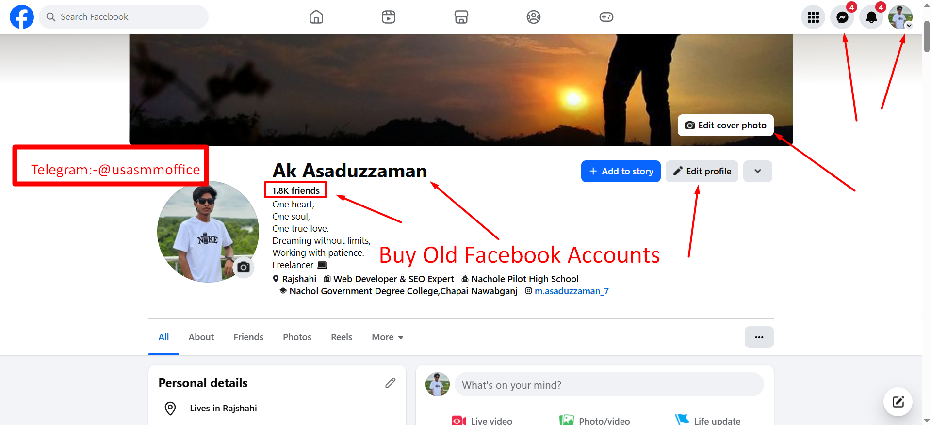 Buy Old Facebook Accounts