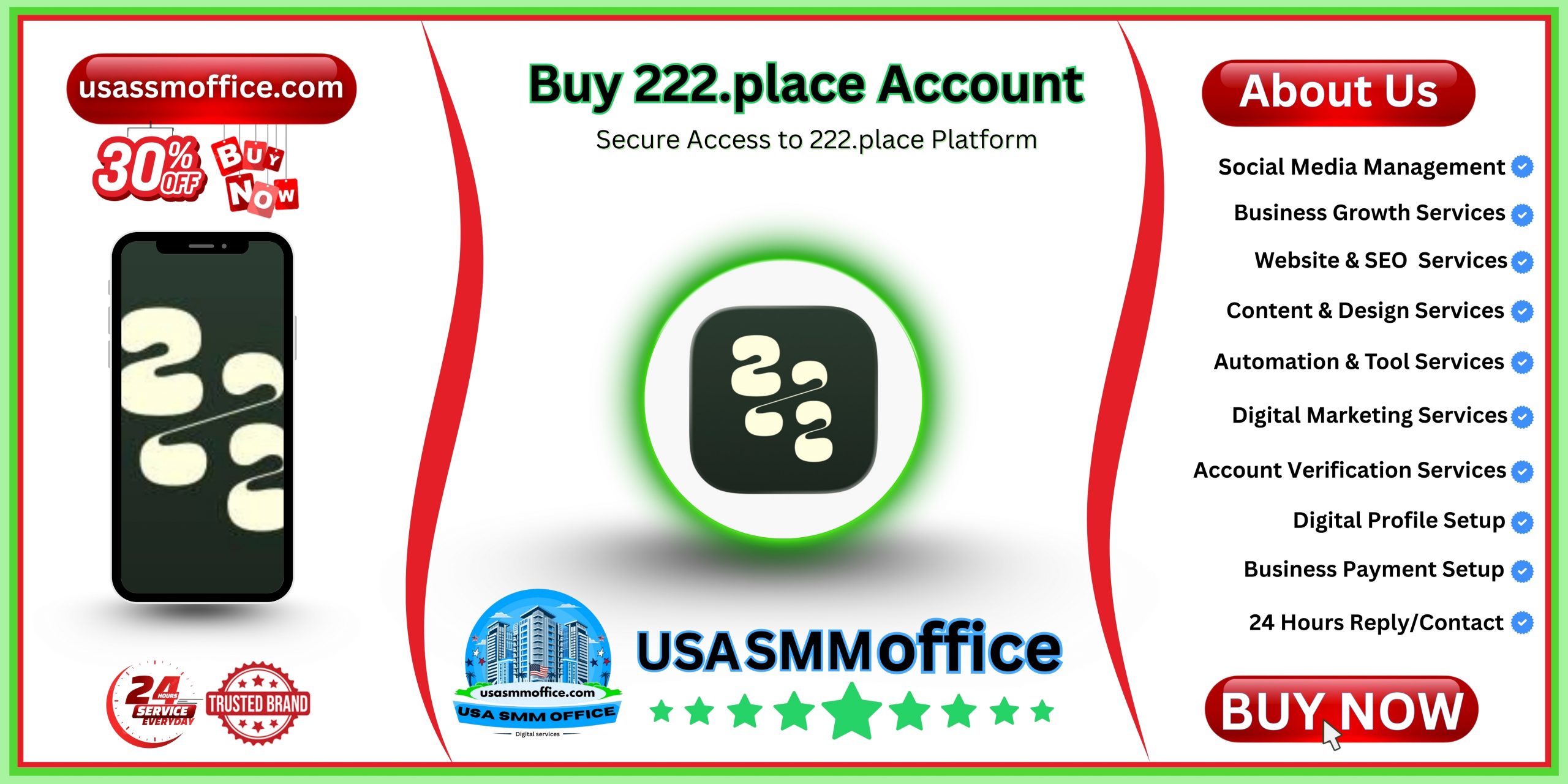 Buy 222.place Account