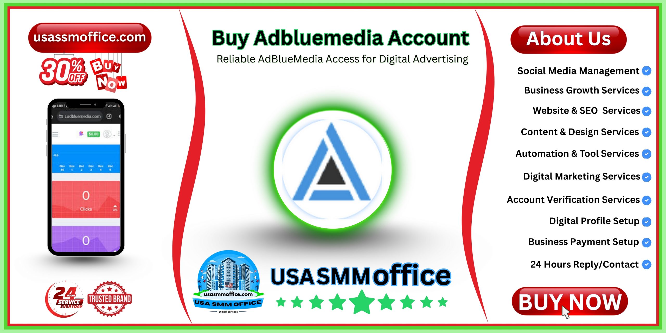 Buy Adbluemedia Account