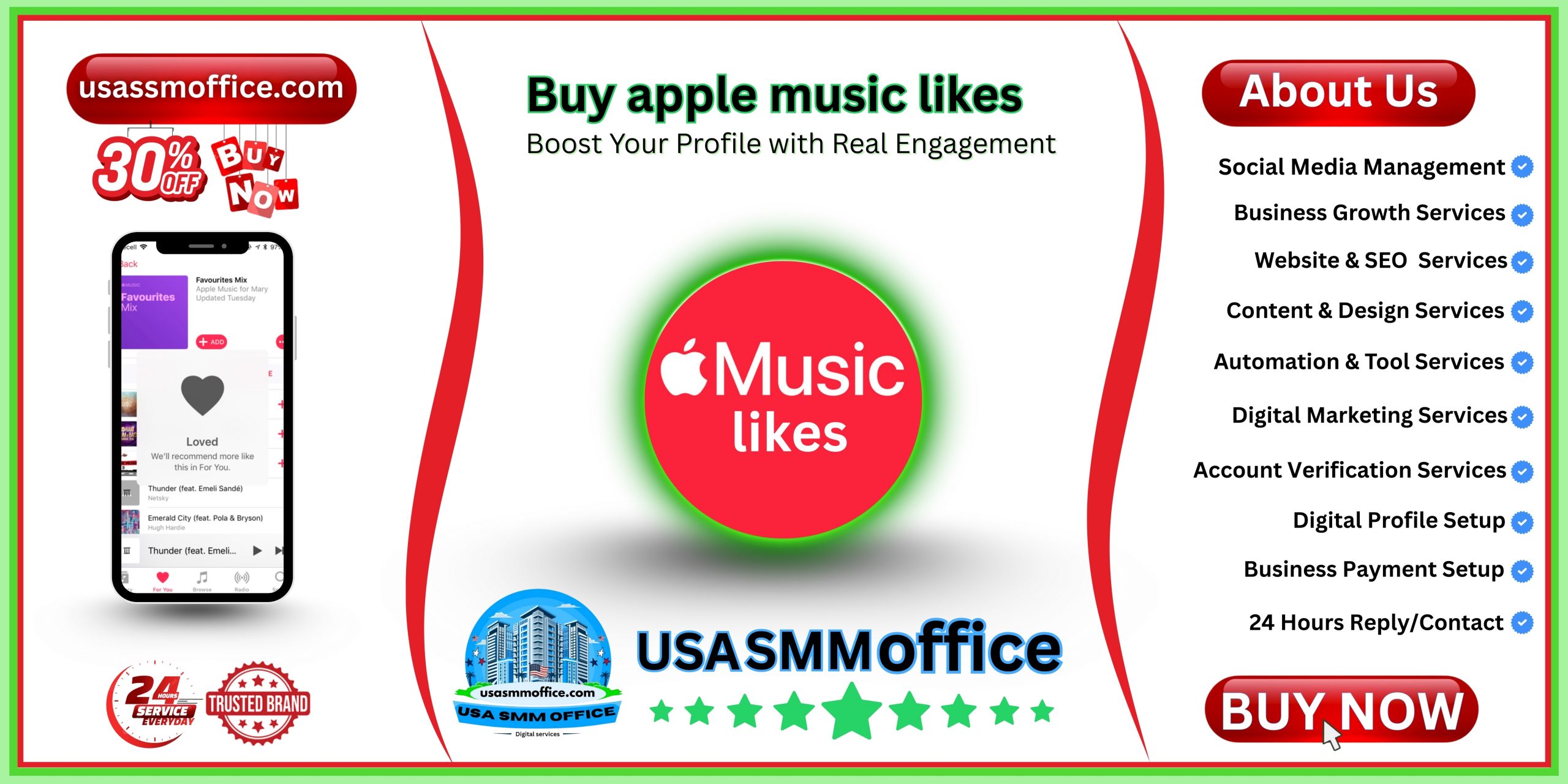 Buy apple music likes