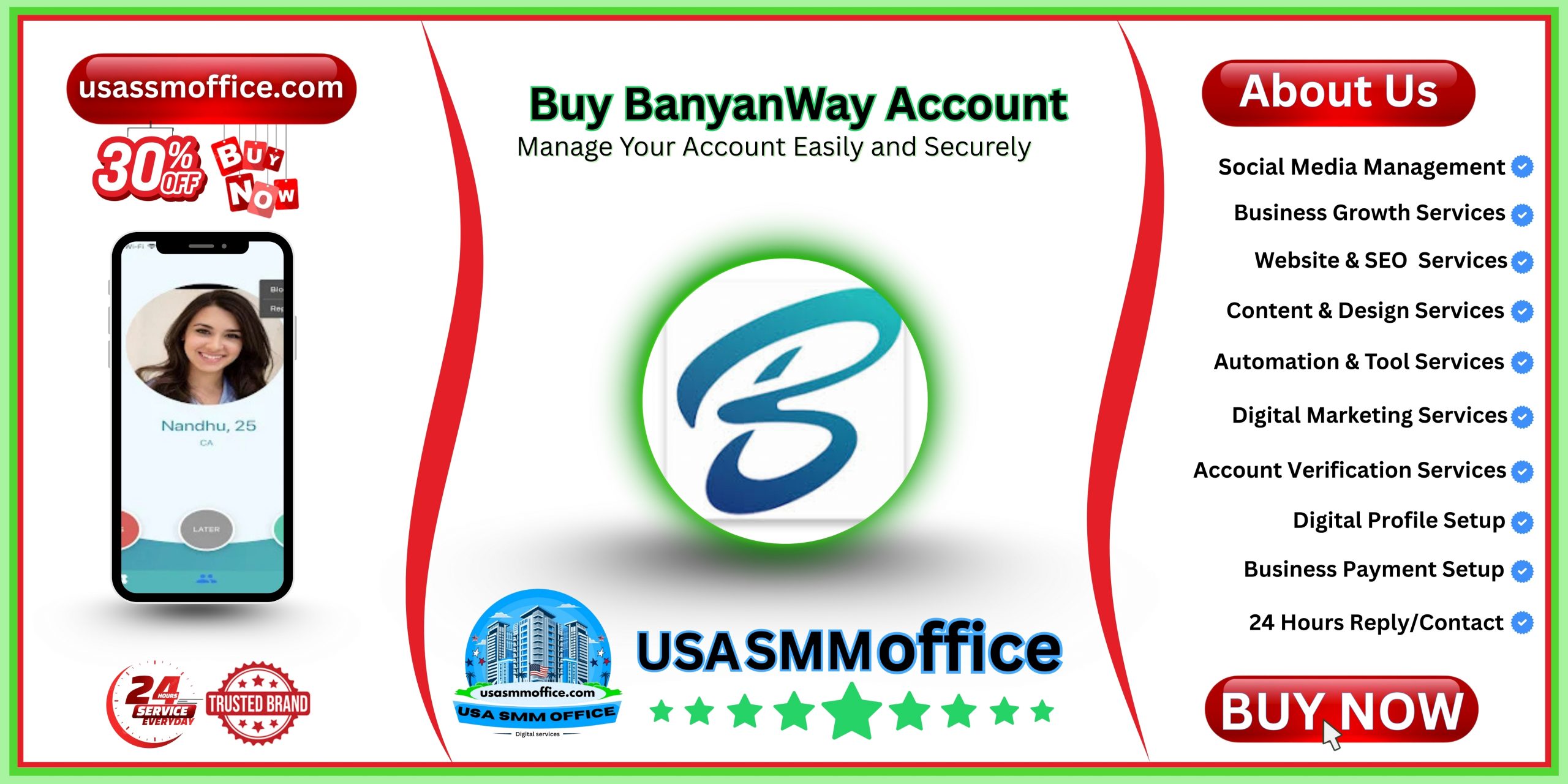 Buy BanyanWay Account