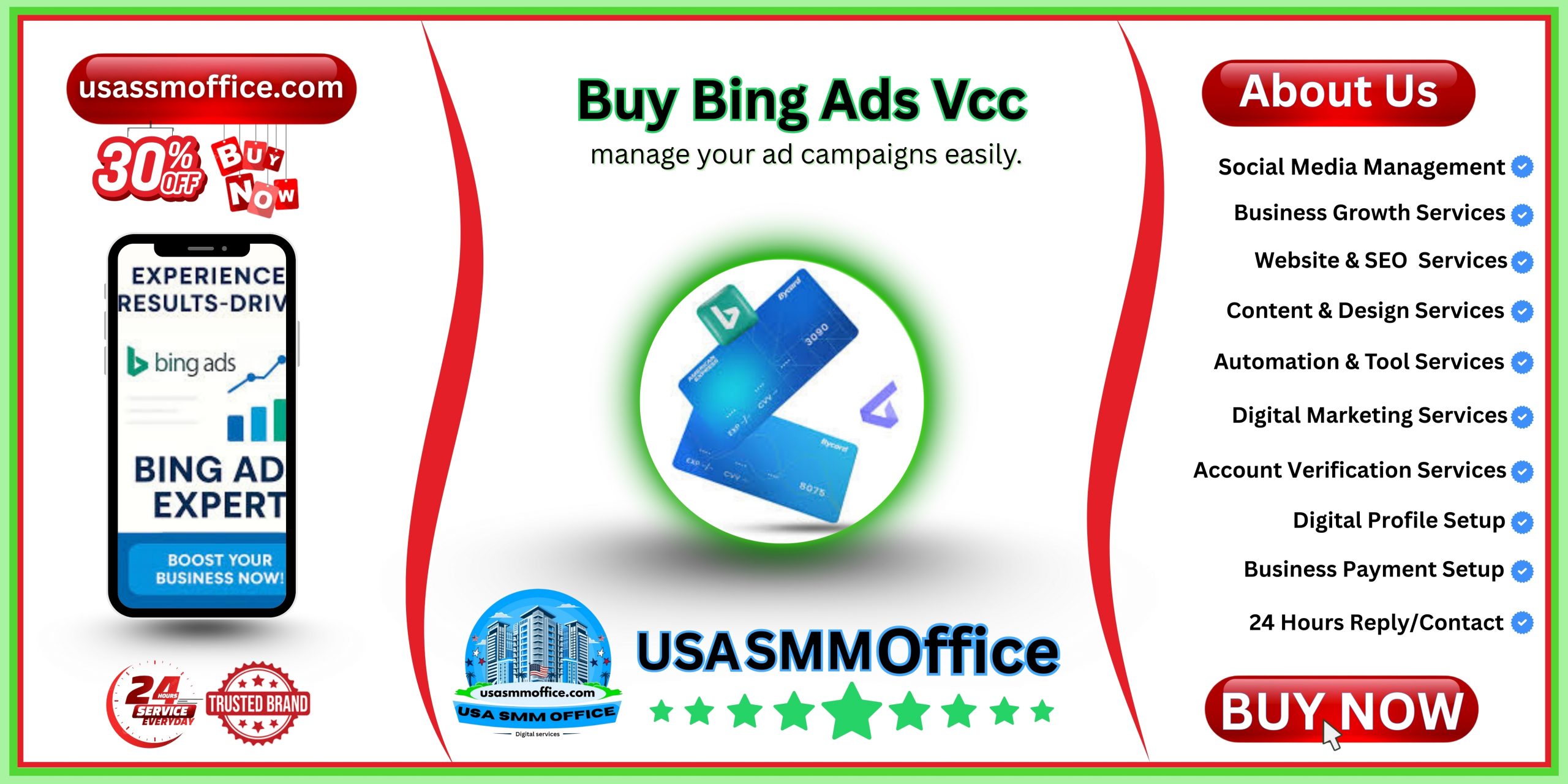 Buy Bing Ads Vcc