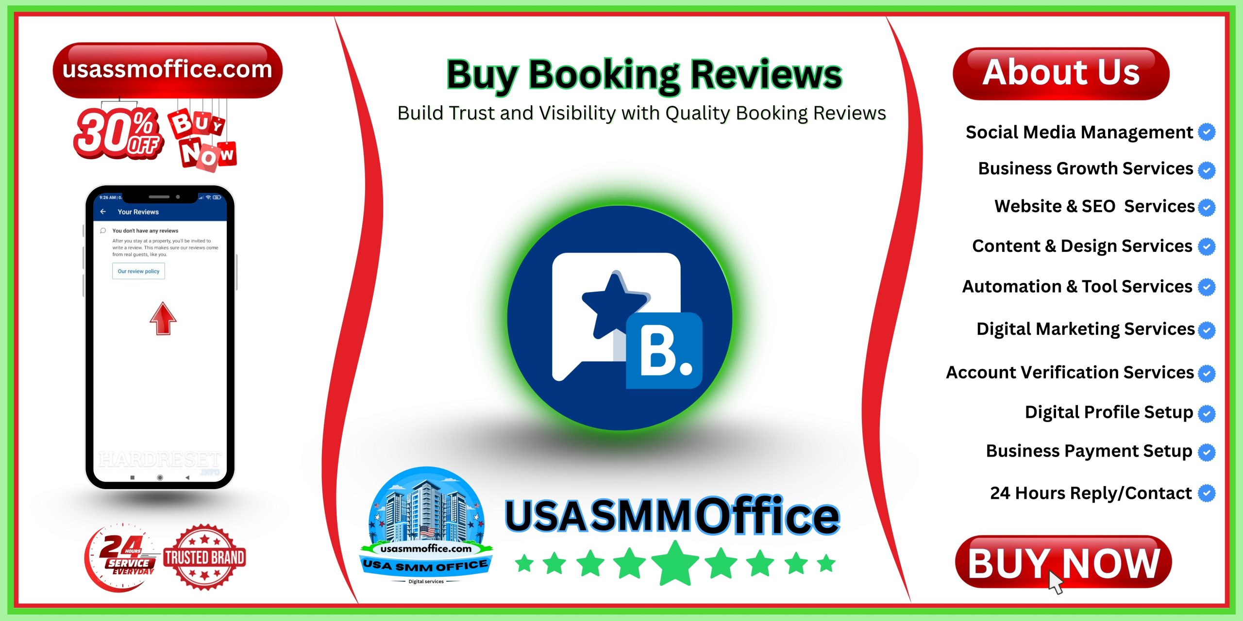Buy Booking Reviews