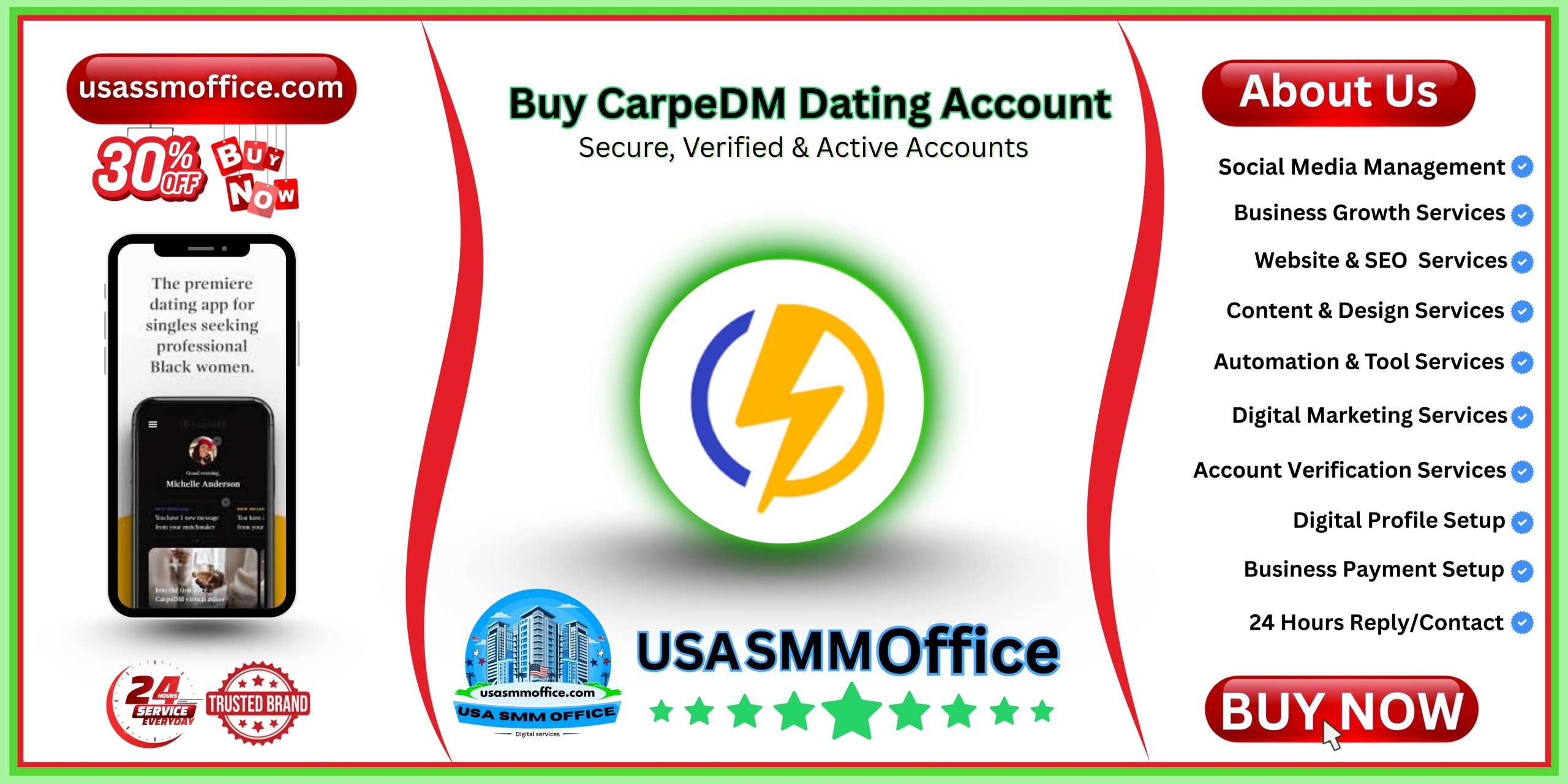 Buy CarpeDM Dating Account