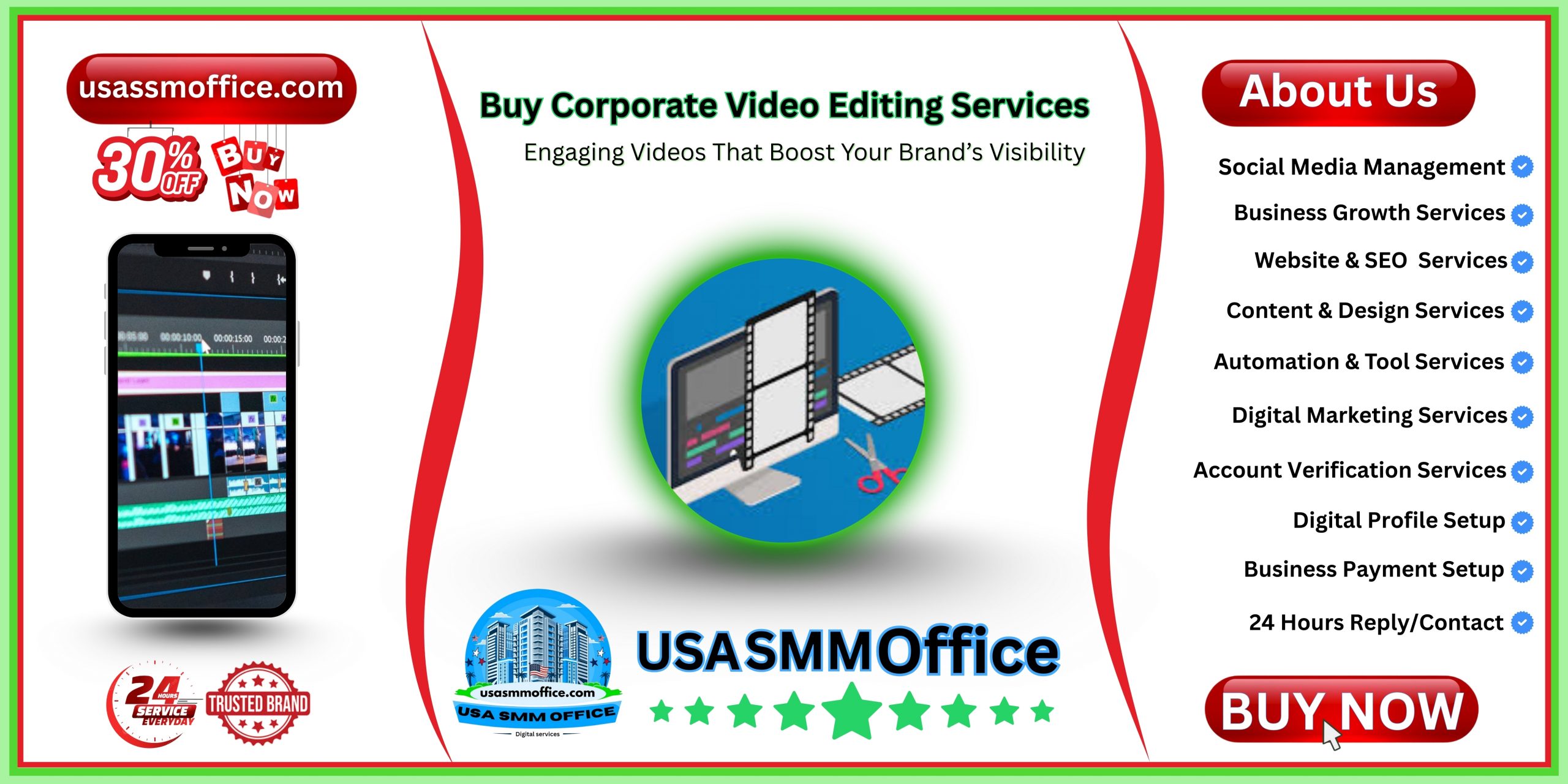 Buy Corporate Video Editing Services