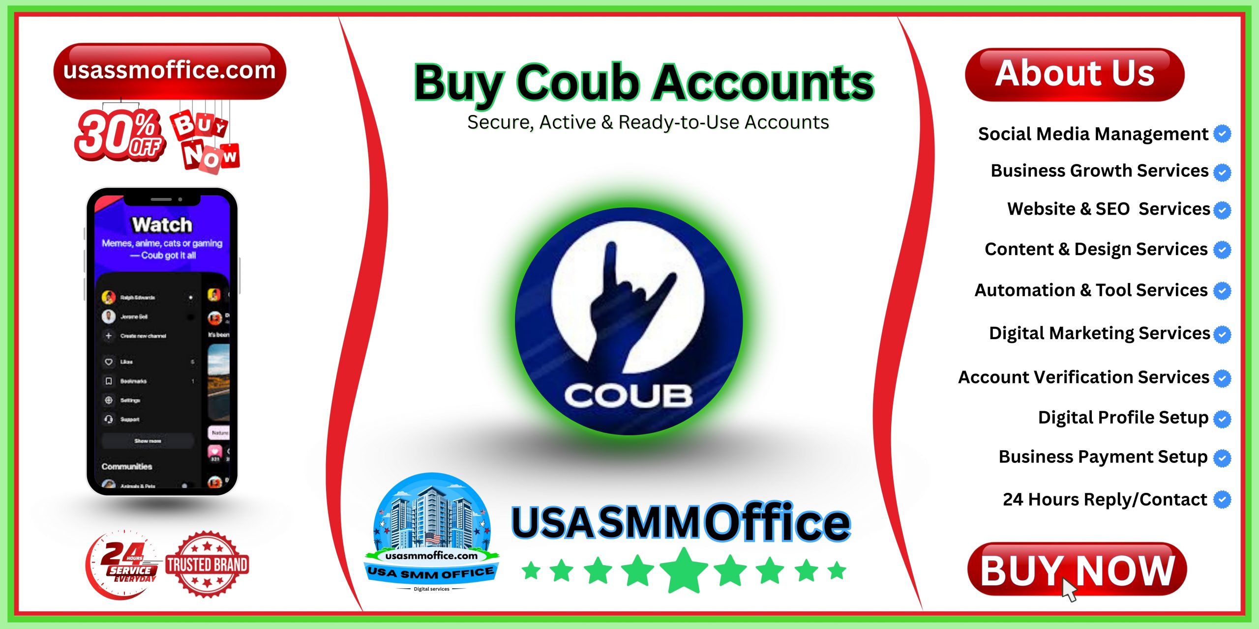 Buy Coub Accounts