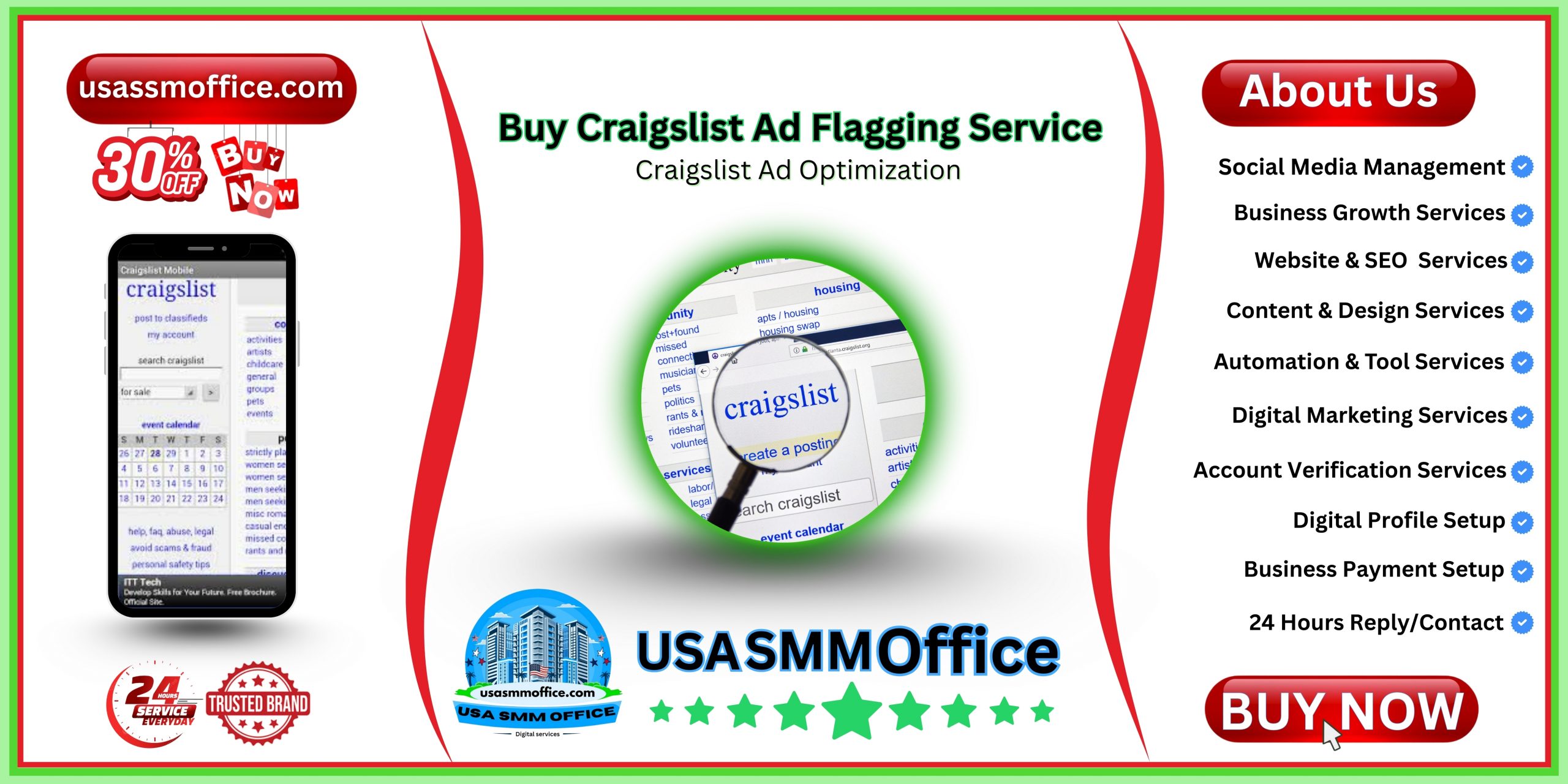 Buy Craigslist Ad Flagging Service