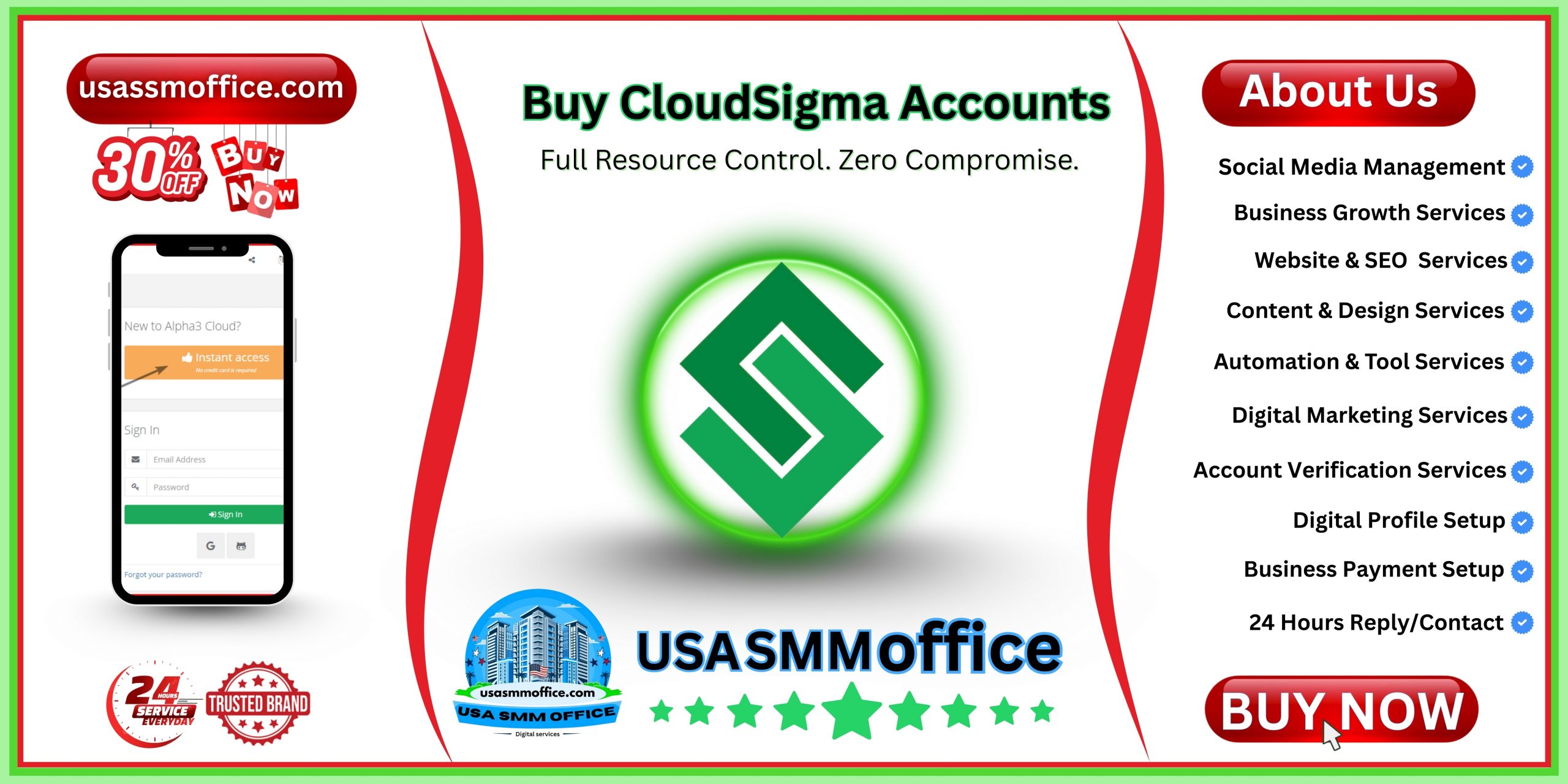 Buy CloudSigma Accounts