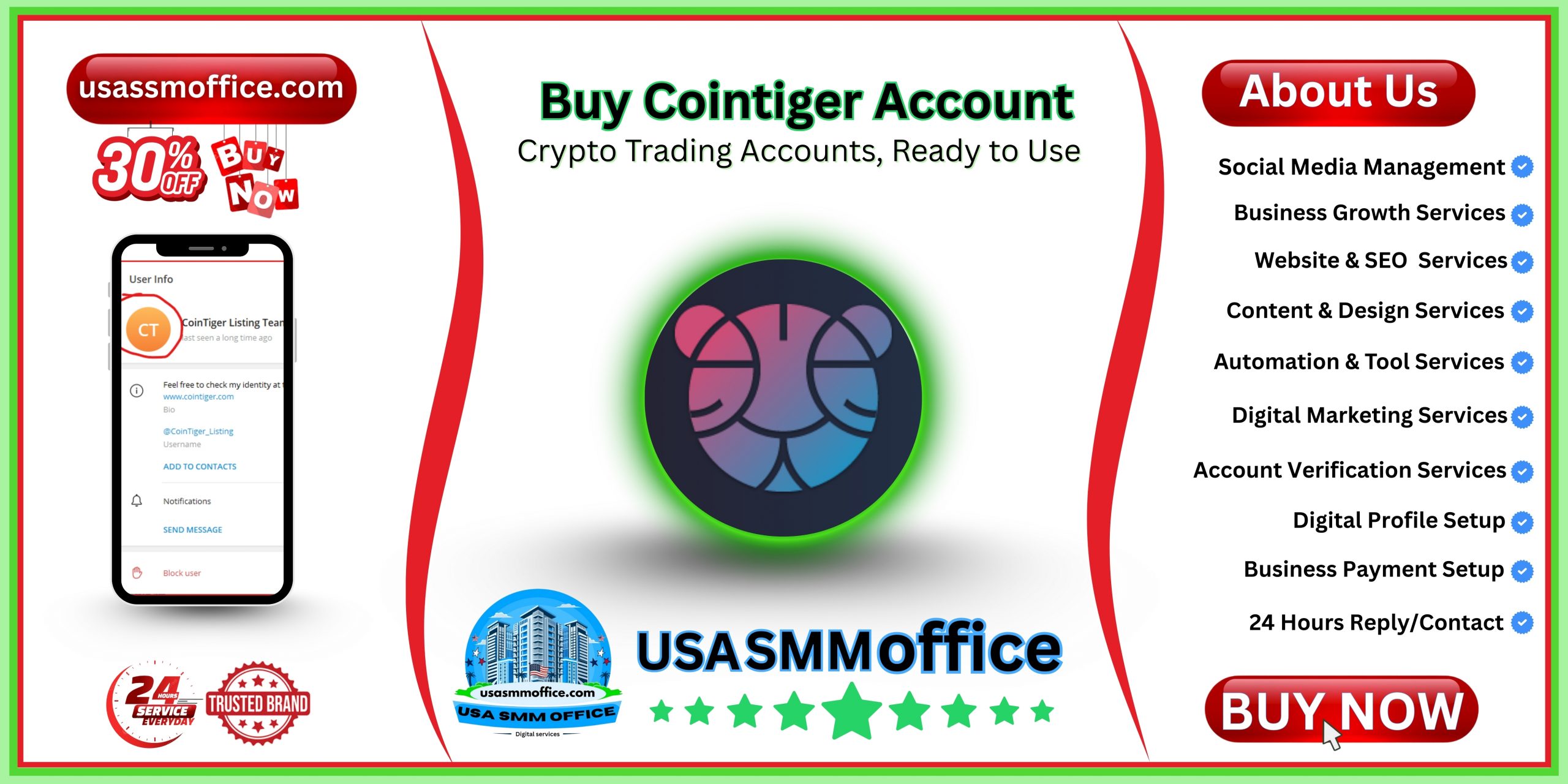 Buy Cointiger Account