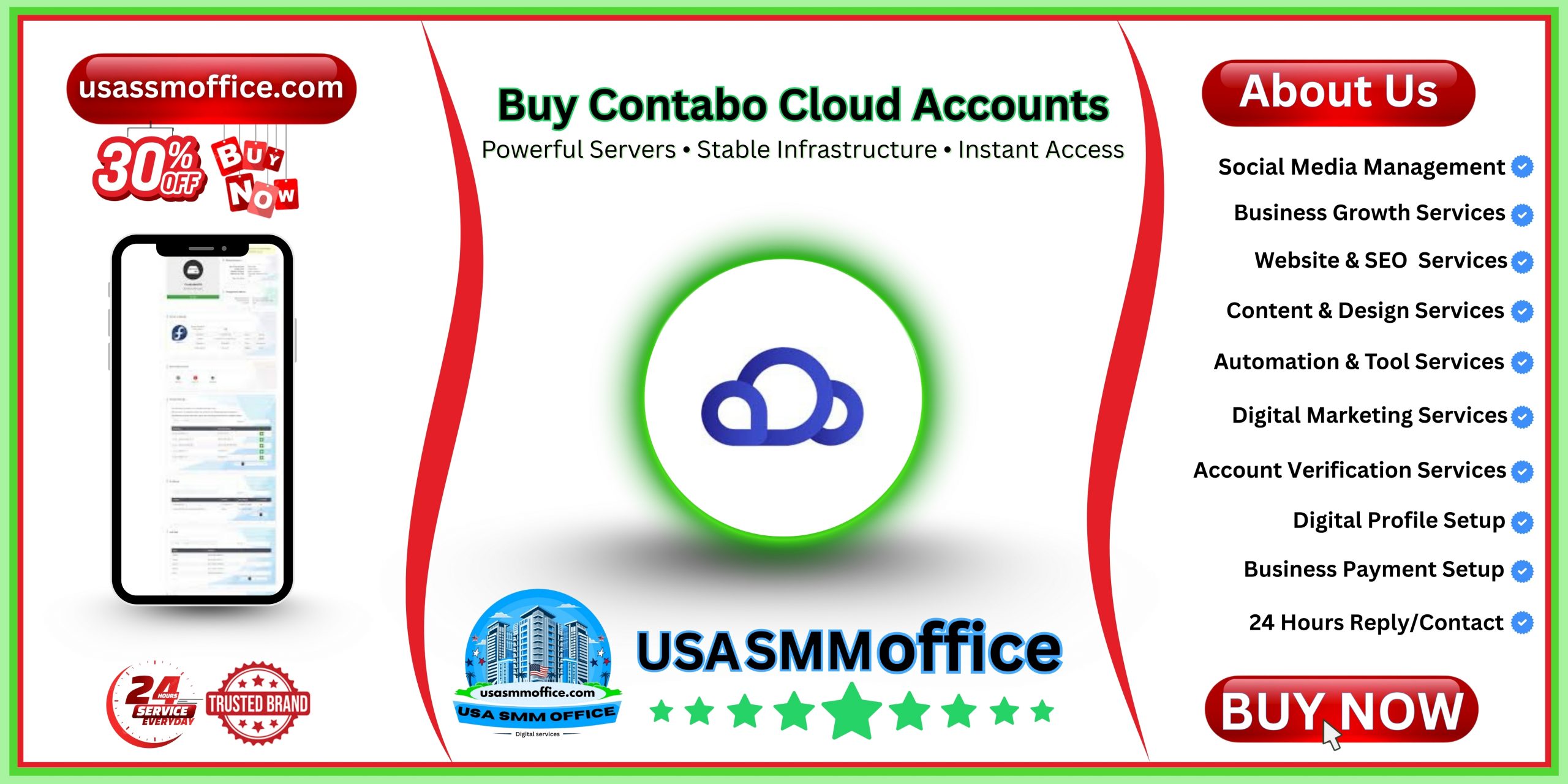 Buy Contabo Cloud Accounts